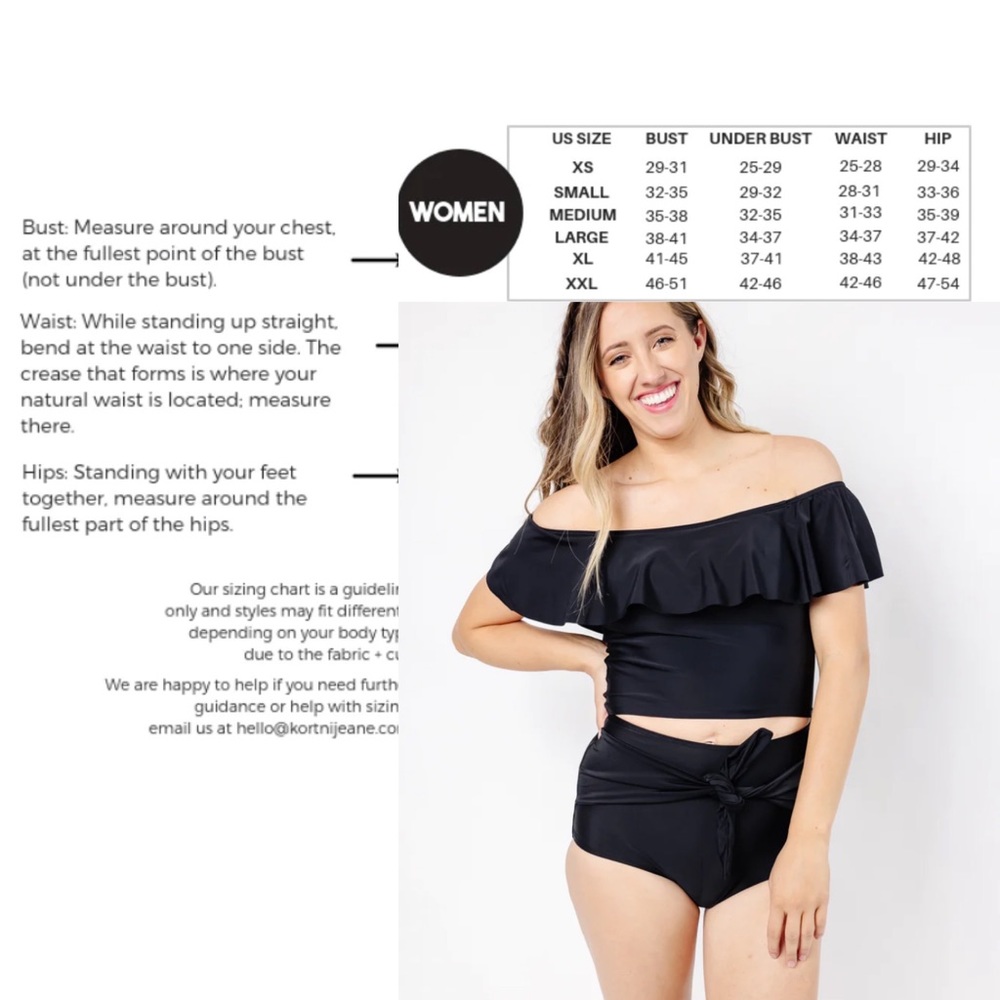 Kortni Jeane Ruffle Around Top. - Picture 4 of 4